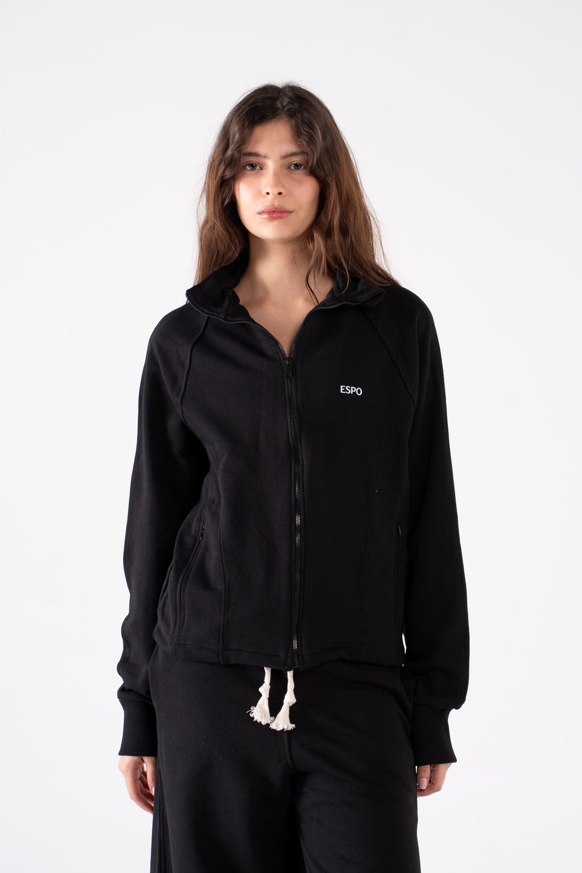 LIGHT WEIGHT HIGH NECK OVERSIZED JACKET