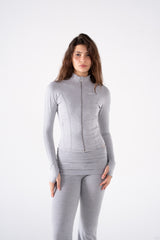 COTTON SCULPTED JACKET