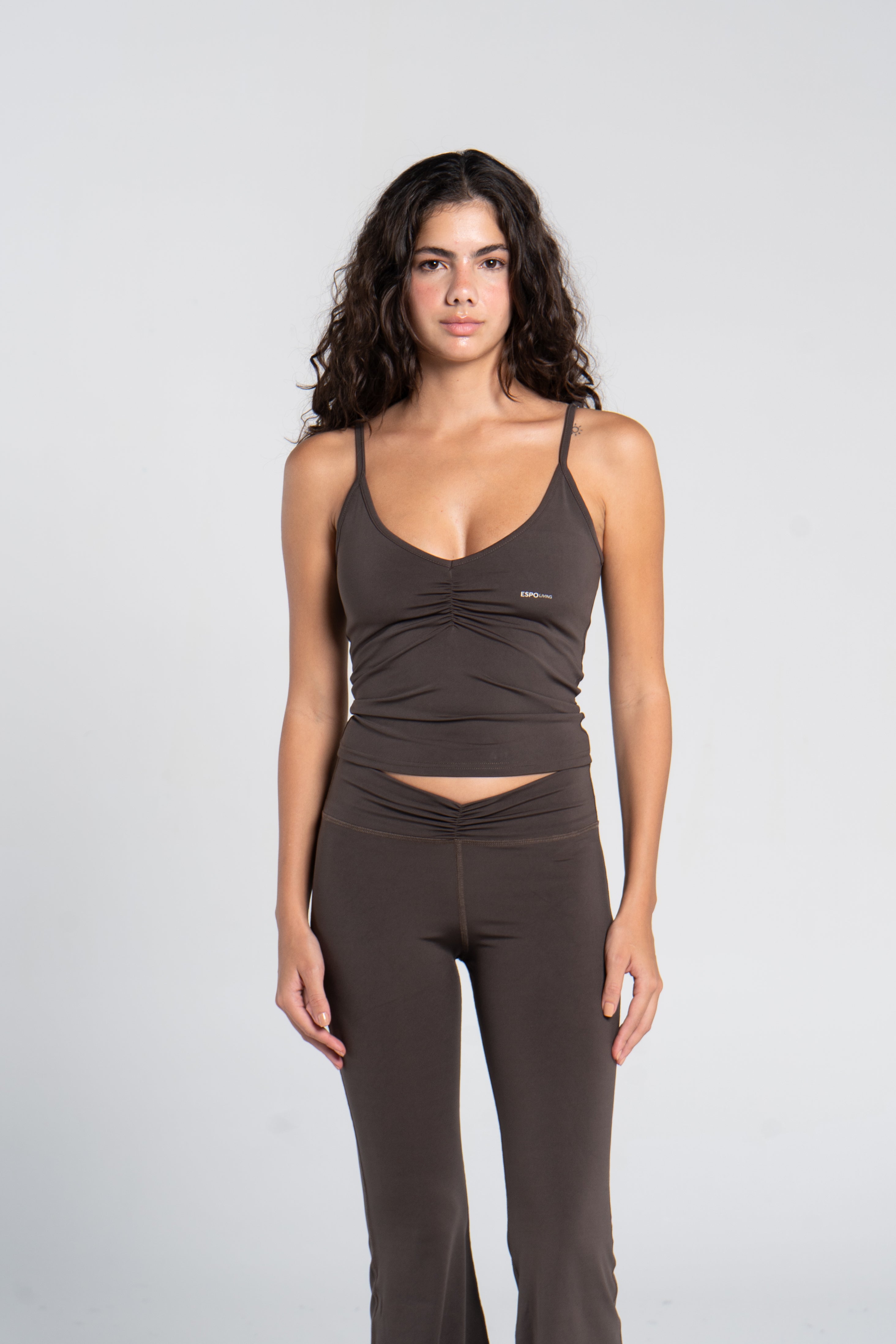 RUCHED TANK TOP