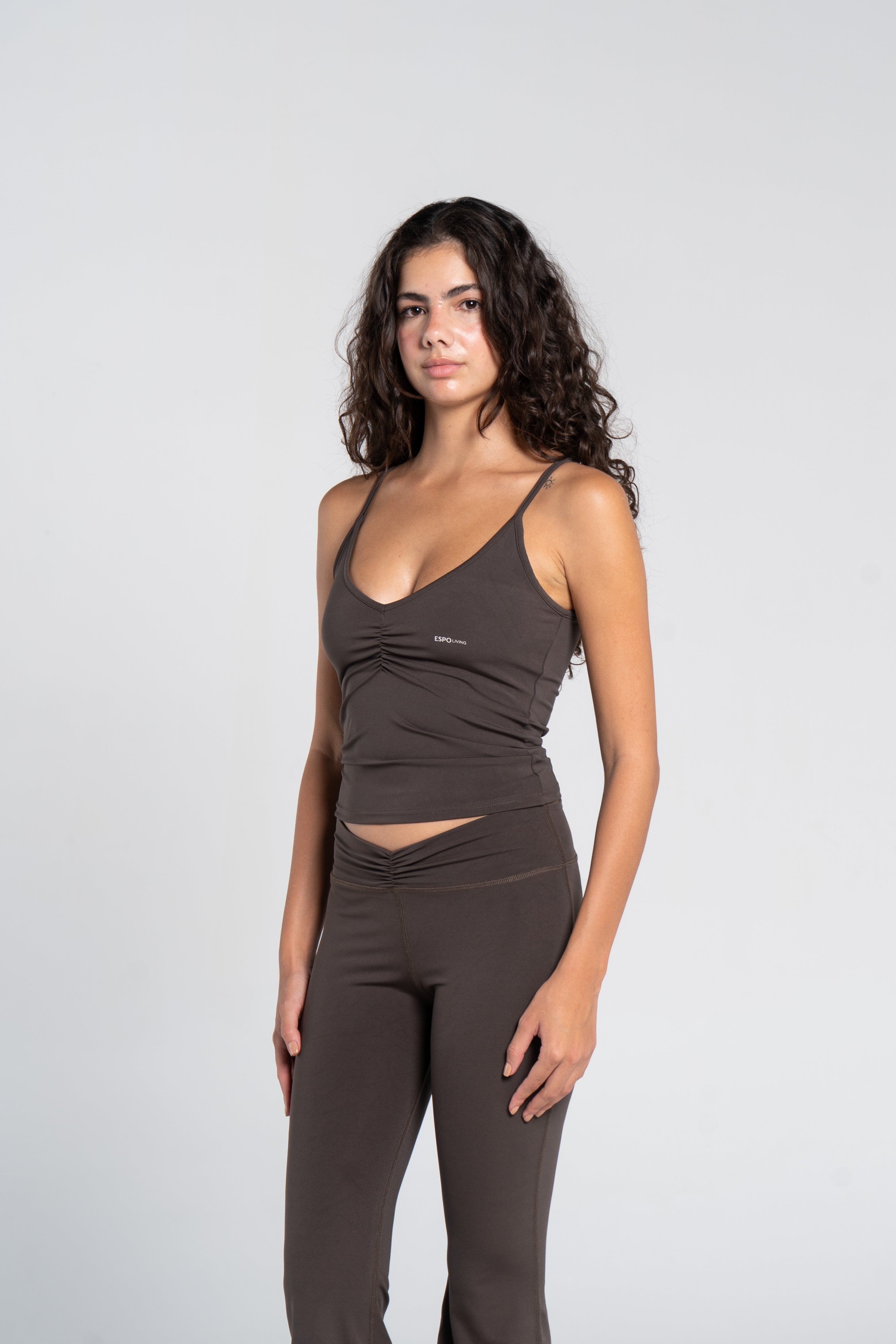 RUCHED TANK TOP