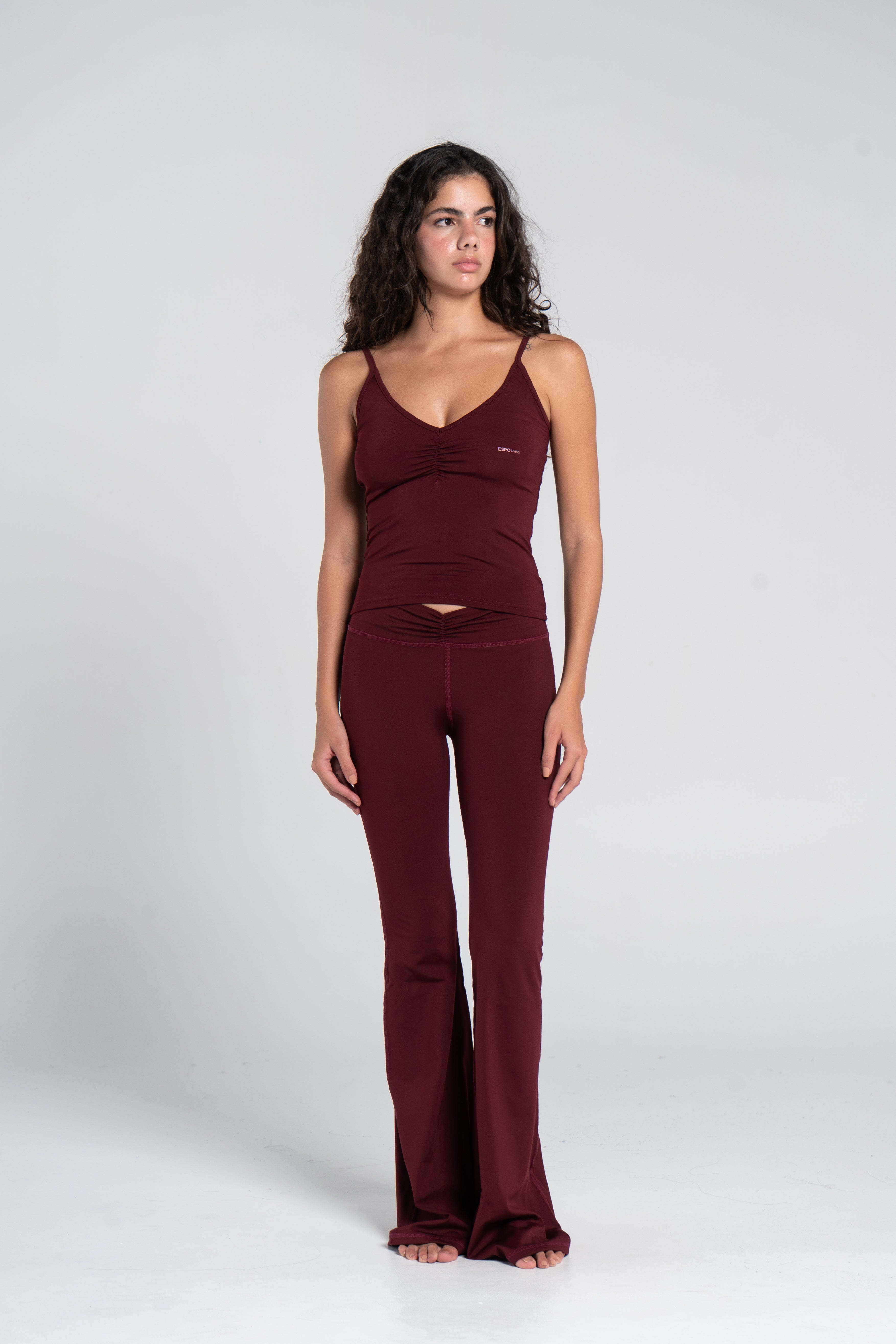 RUCHED TANK TOP
