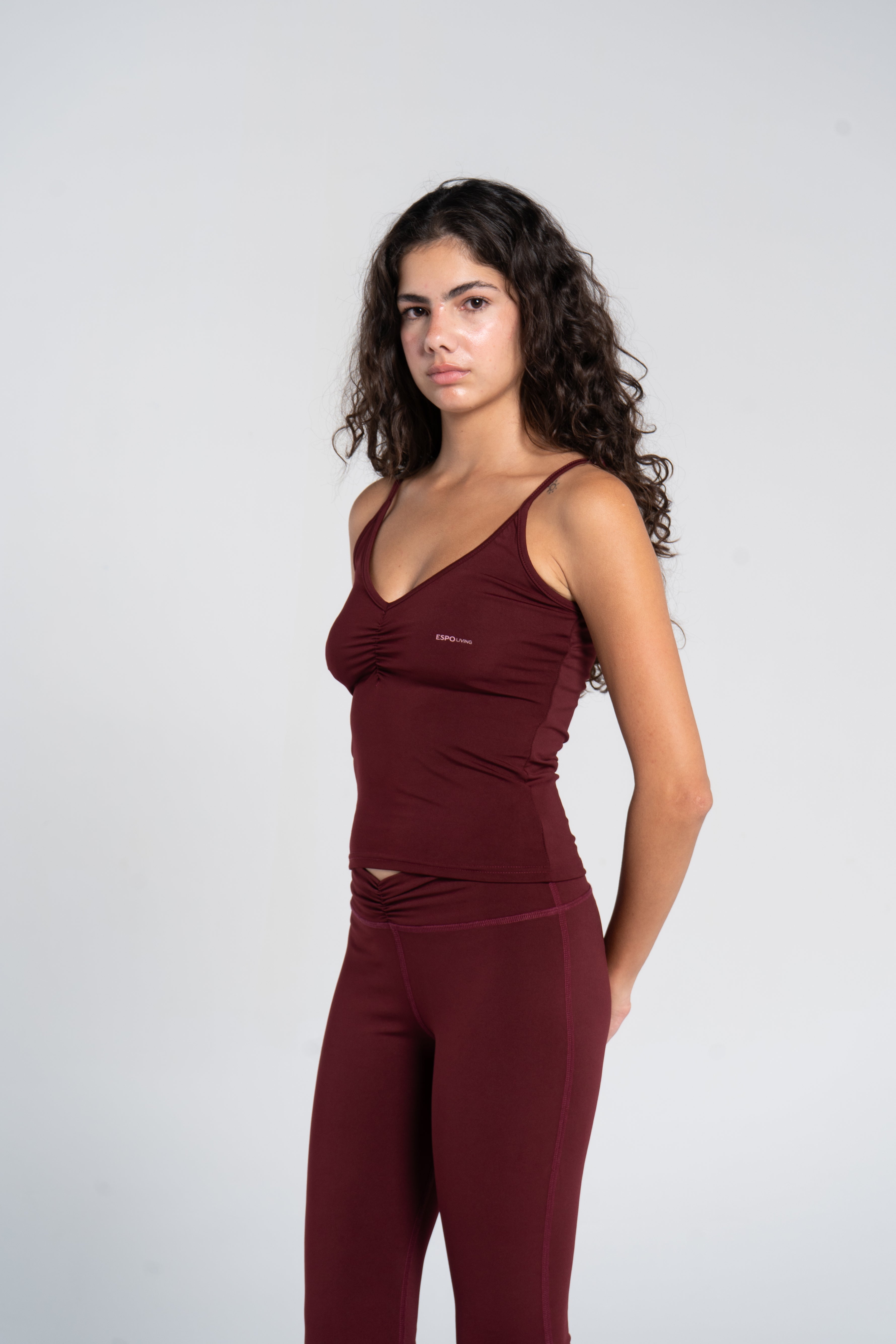 RUCHED TANK TOP