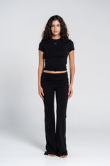 COTTON ROUND NECK CAP SLEEVE