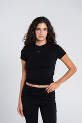 COTTON ROUND NECK CAP SLEEVE