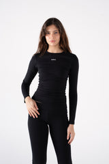 COTTON ROUND NECK LONG SLEEVE