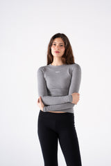 COTTON ROUND NECK LONG SLEEVE