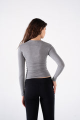 COTTON ROUND NECK LONG SLEEVE