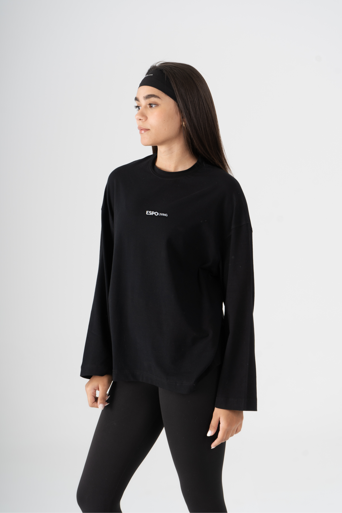 OVERSIZED COTTON LONG SLEEVE T-SHIRT